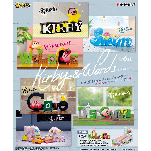 Re-ment Kirby & Words 1Box 6pcs