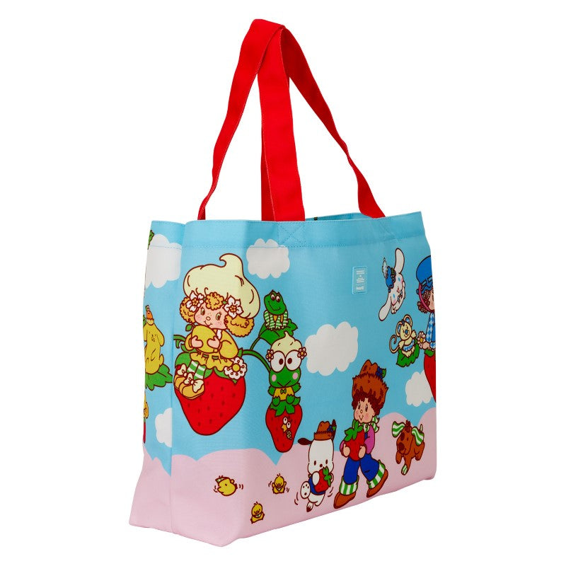 Hello Kitty Loungefly Tote Bag - Sanrio x Strawberry Shortcake