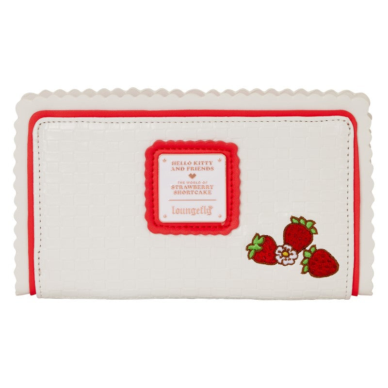 Hello Kitty Loungefly Wallet - Sanrio x Strawberry Shortcake