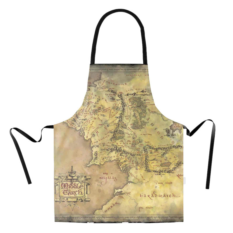 The Lord of the Rings Cooking Apron - Menu Print