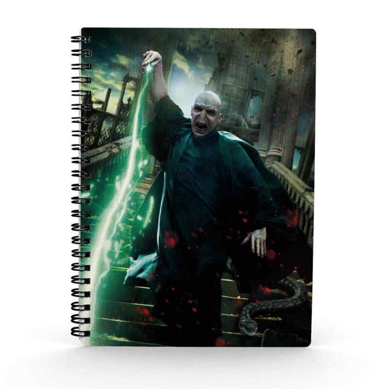 Harry Potter Spiral Notebook A5 3D - Voldemort