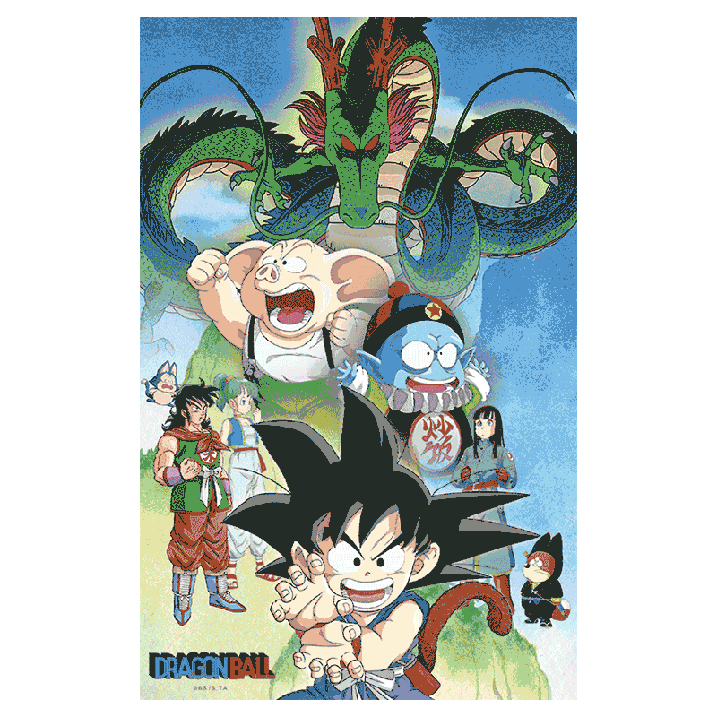DBZ 3D Poster 40x60cm Dragon Ball Shenron And Heroes
