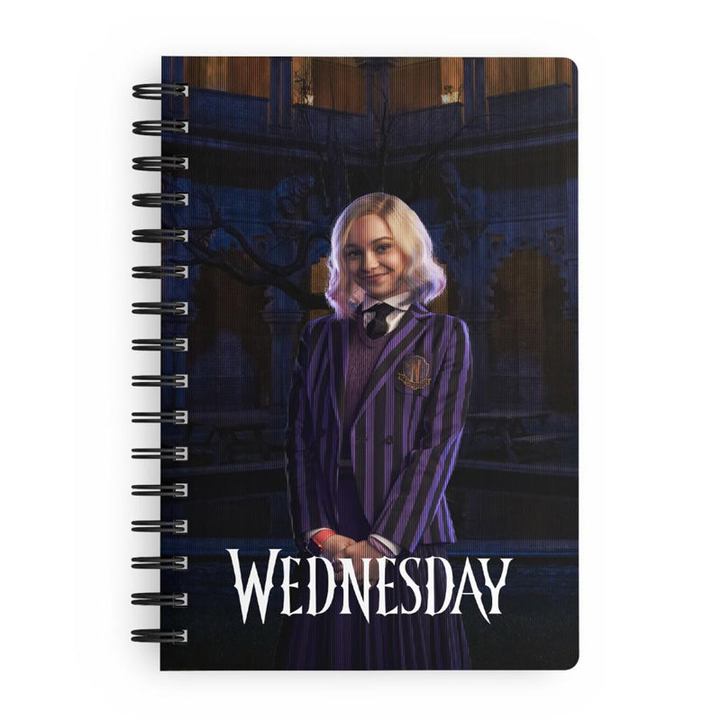 Wednesday Spiral Notebook 3D - Enid