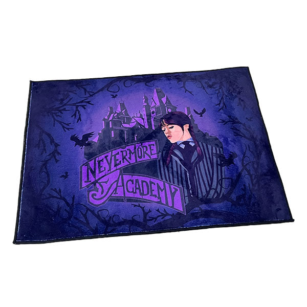 Wednesday Rug Nevermore Academy 80x60cm