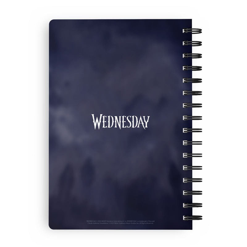 Wednesday Spiral Notebook 3D 30x21cm - Rain