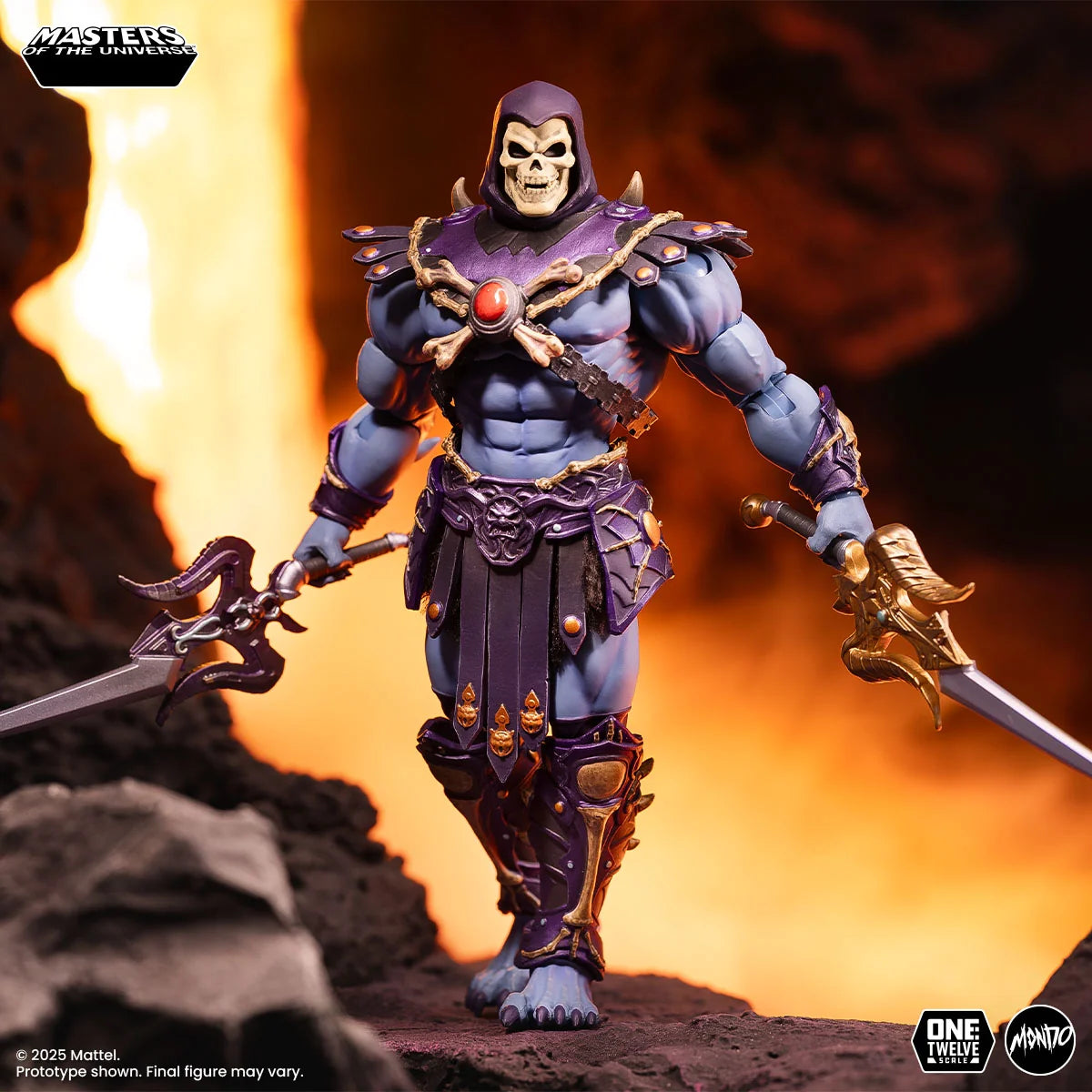 Masters Of The Universe Motu 200X Mondo 1/12 Scale Figure Skeletor