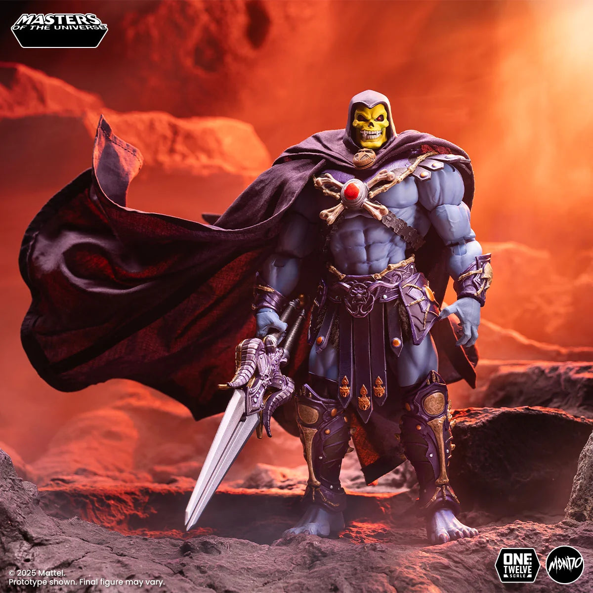 Masters Of The Universe Motu 200X Mondo 1/12 Scale Figure Skeletor