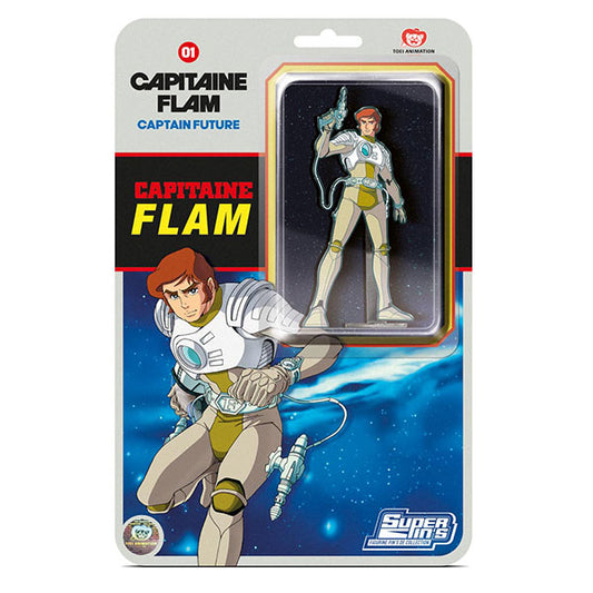 Captain Future Super Pin 10.5cm - Curtis Newton (Blister Card)