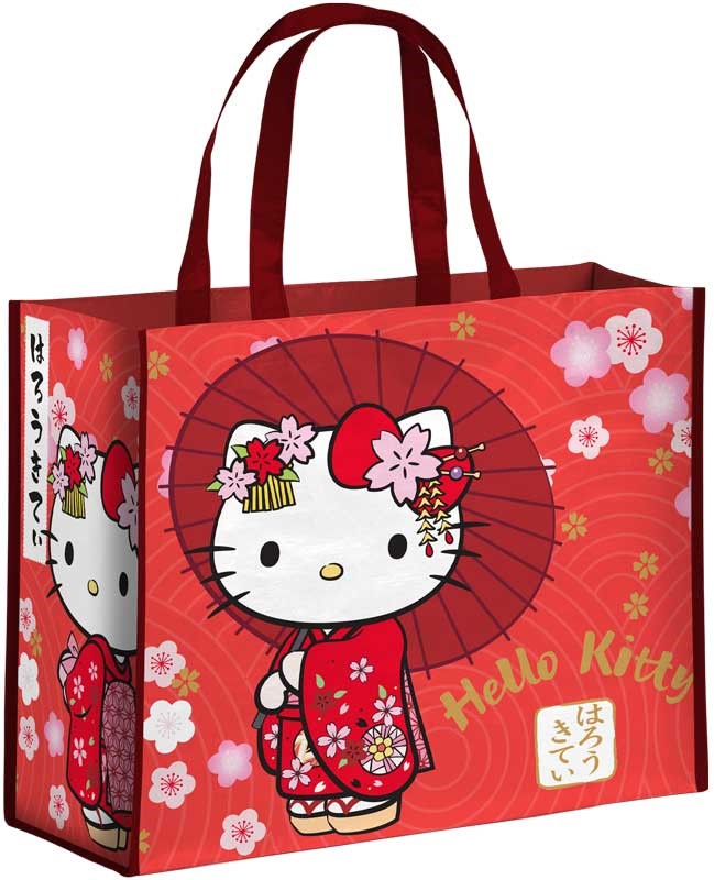 Hello Kitty Tote Bag PP 45x40x20cm - Japan Style
