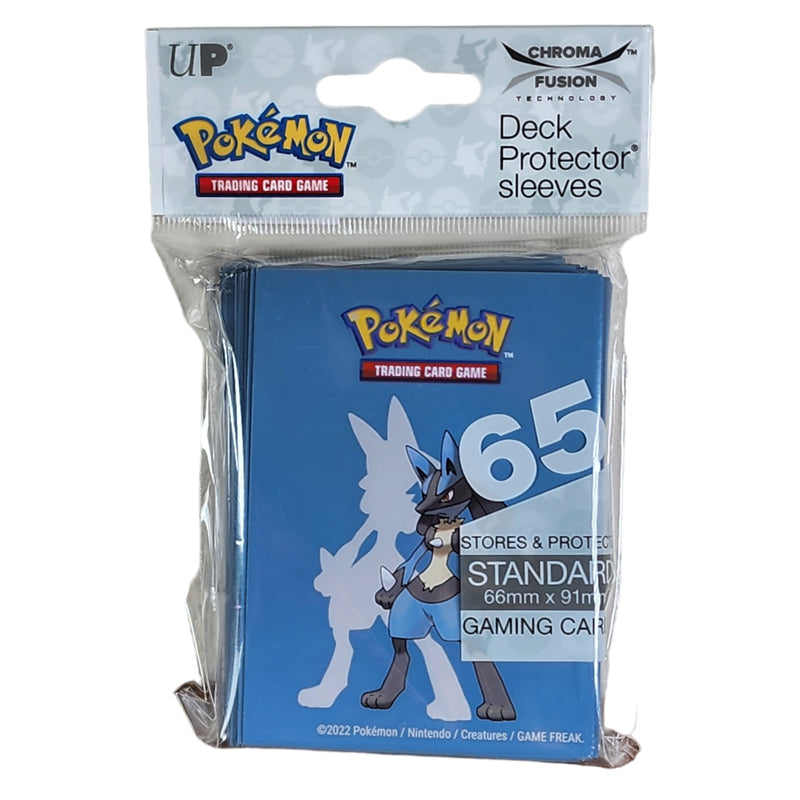 Pokemon Ultra Pro Deck Protector Sleeves - Lucario (Pack of 65)