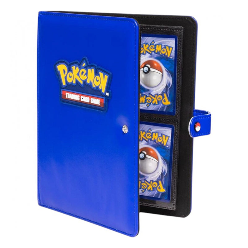 Pokemon Ultra Pro 4-Pocket Portfolio Premium Snap Binder 20 Pages Blue