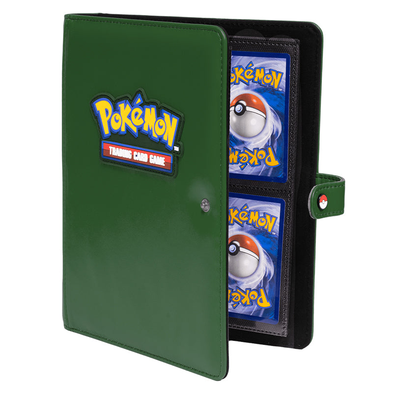 Pokemon Ultra Pro 4-Pocket Portfolio Premium Snap Binder 20 Pages Green