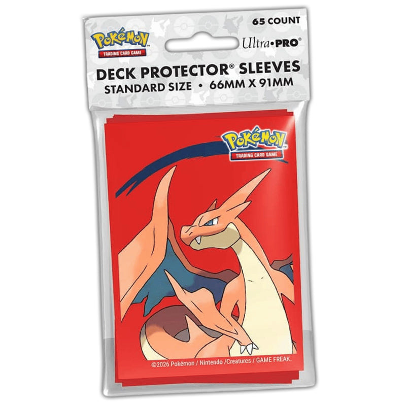 Pokemon Ultra Pro Deck Protector Sleeves Mega Charizard Y Pack of 65pcs
