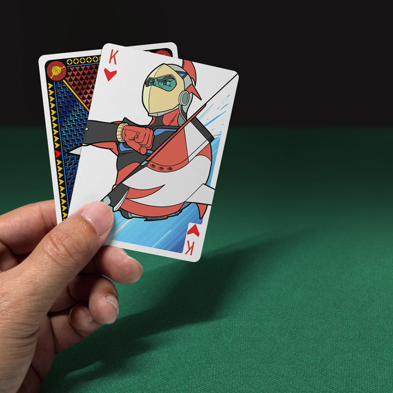 Set of 54 Poker Cards Actarus