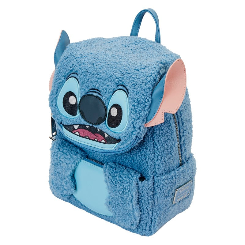 Disney Loungefly Mini Backpack - Stitch Plush Pocket