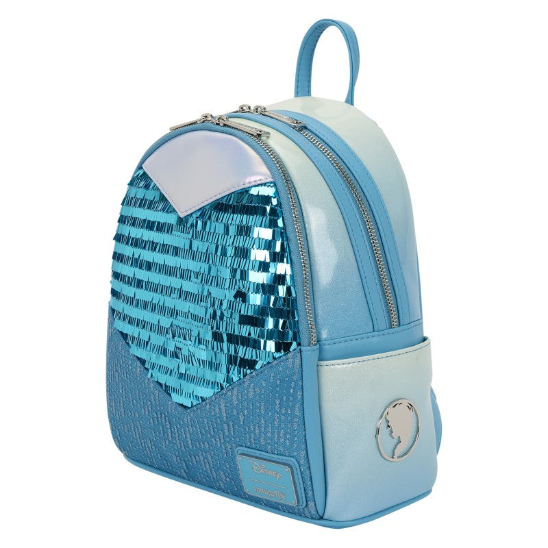 Disney Loungefly Mini Backpack - Frozen Elsa Glitter Sequin Cosplay