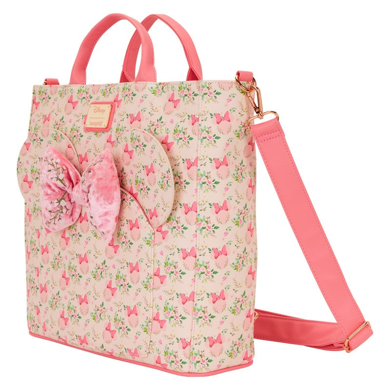 Disney Loungefly Convertible Backpack - Minnie Mouse Floral