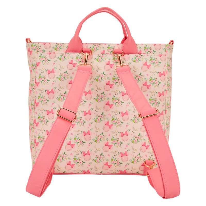 Disney Loungefly Convertible Backpack - Minnie Mouse Floral