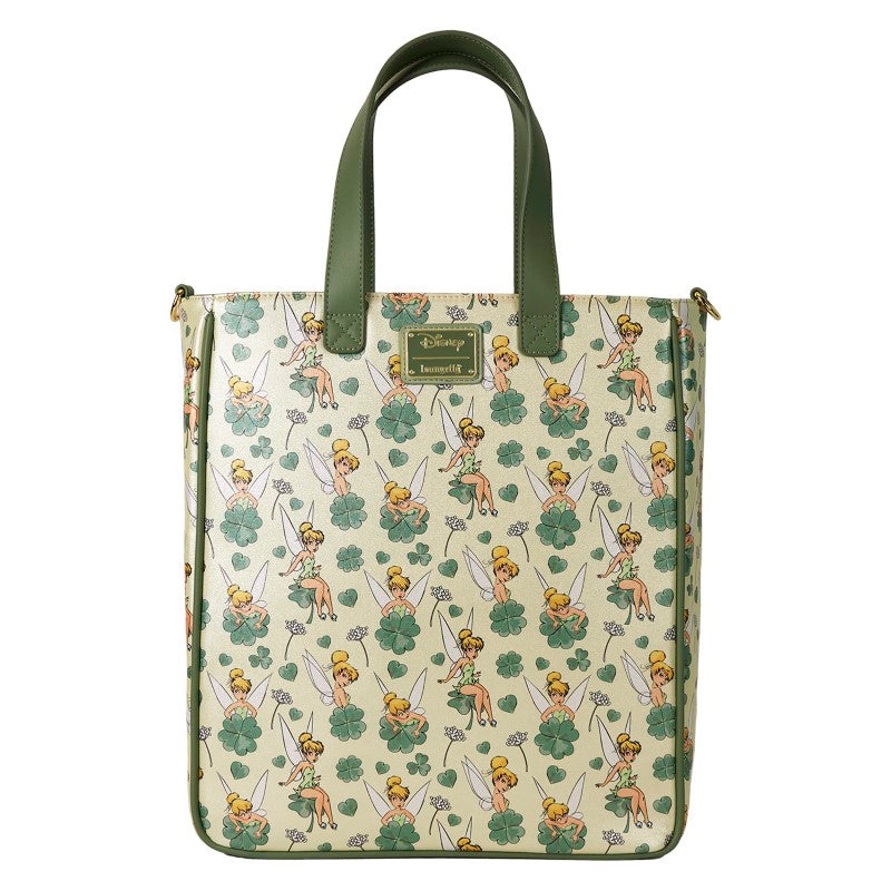 Disney Loungefly Tote Bag - Tinker Bell 4-Leaf Clover (AOP)
