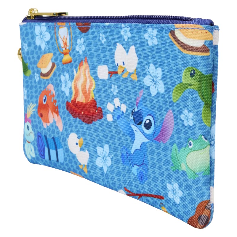 Disney Loungefly Nylon Pouch - Stitch Camping Cuties