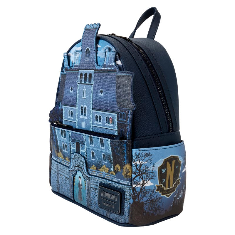 Wednesday Loungefly Mini Backpack - Nevermore Academy