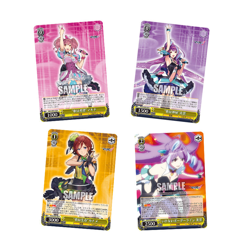Weiss Schwarz TCG Macross Delta Display 6 Boosters 3 Cartes