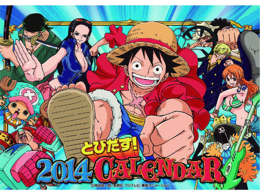 One Piece Desk Calendar 2014