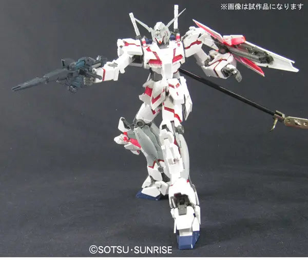 1/100 MG Unicorn Gundam HD Color + MS Cage
