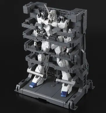 1/100 MG Unicorn Gundam HD Color + MS Cage