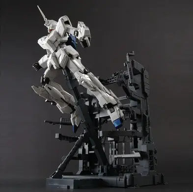 1/100 MG Unicorn Gundam HD Color + MS Cage
