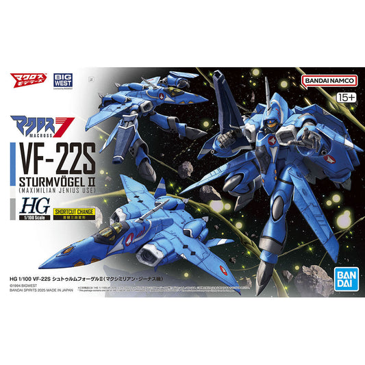 1/100 HG VF-22S Sturmvogel II (Maximillian Jenius Use)