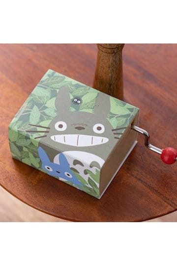 My Neighbor Totoro Hand Crank Music Box Totoro Leaf