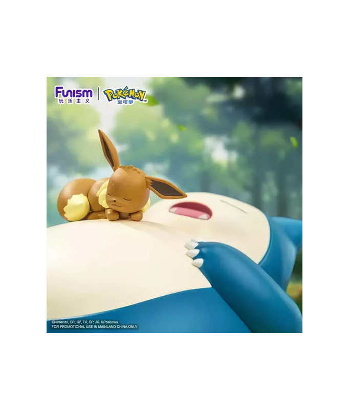 Funism Pokemon - Snorlax & Eevee  Prime Figure