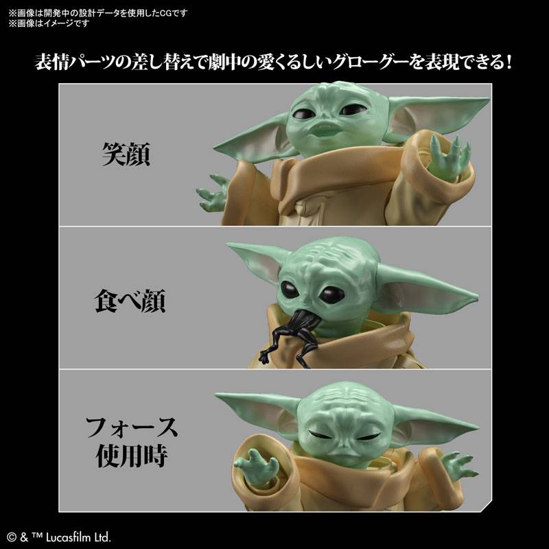 Star Wars Plastic Model: The Mandalorian - Grogu 1/4 [Bandai Spirits]