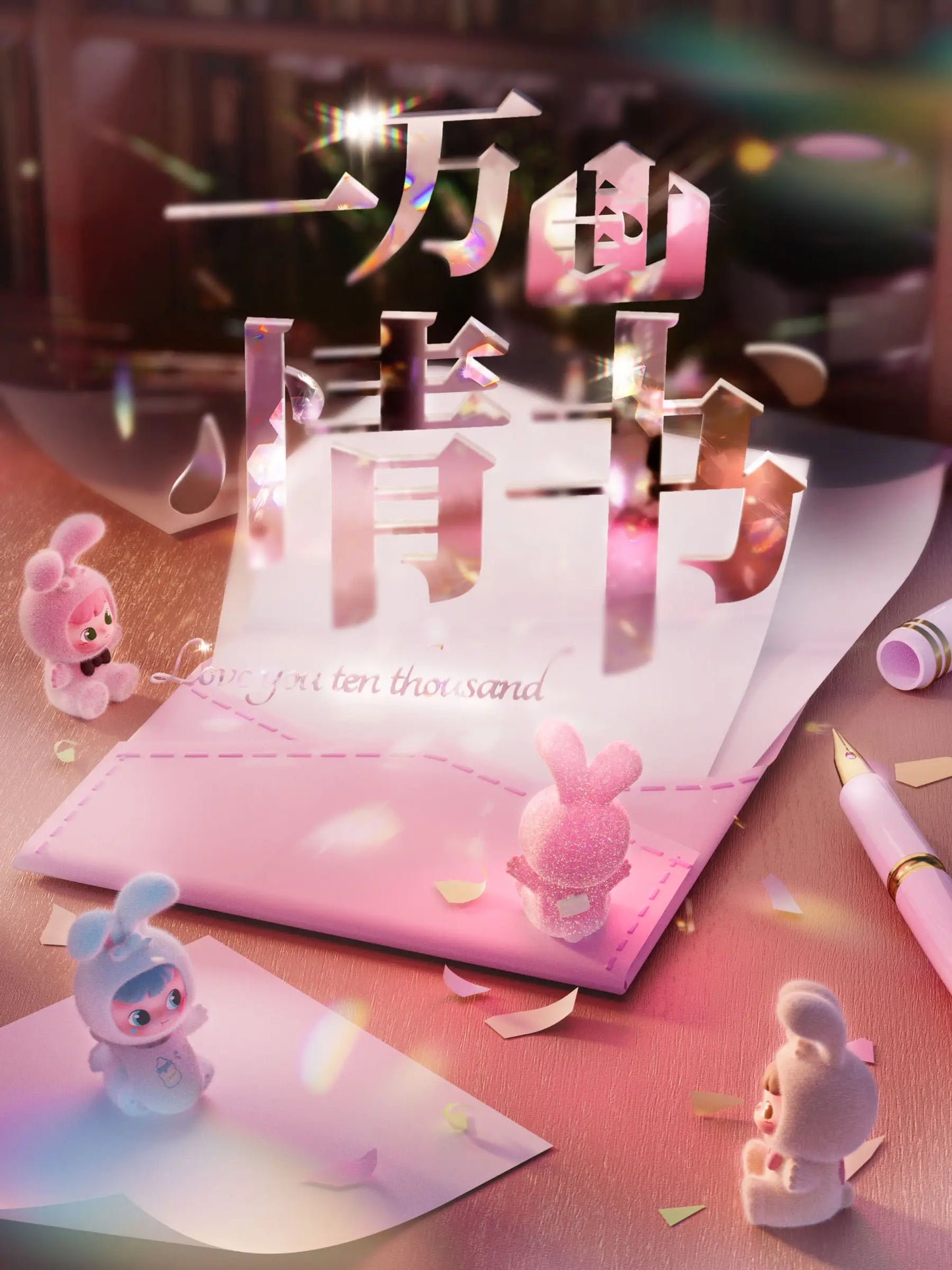 Cimmy LOVE YOU TEN THOUSAND Mini Trading Figure