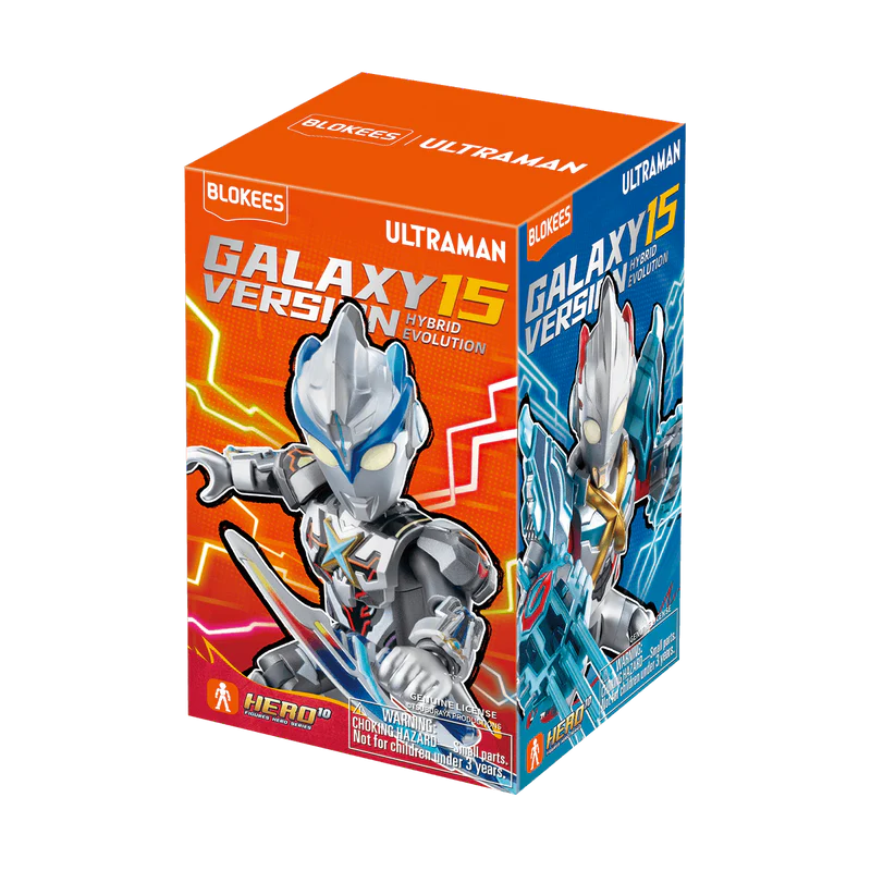 Ultraman Blokees Galaxy Version 15 Hybrid Evolution asst 9pcs
