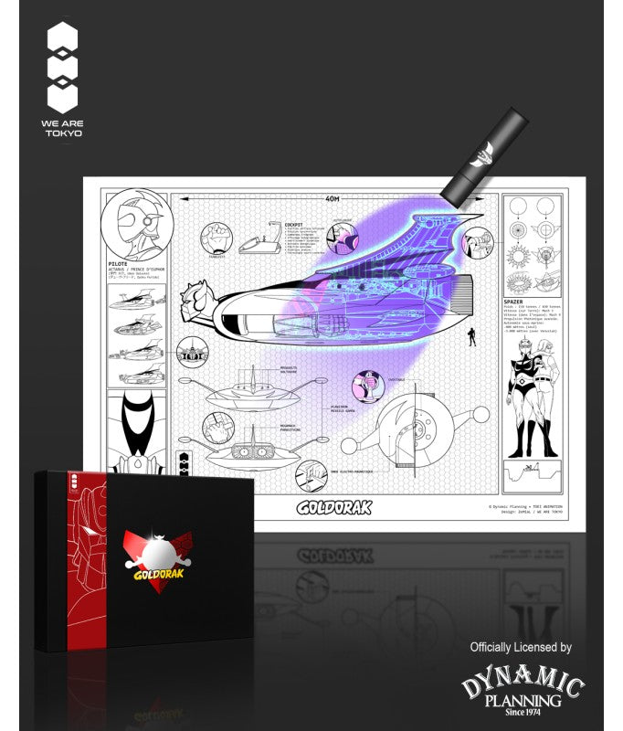 Grendizer Robot - "Print UV" - A4 Spazer
