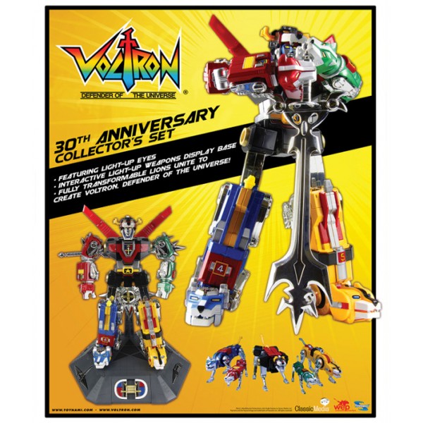 Edizione del 30° anniversario di Toynami Chogokin Lionforce Voltron