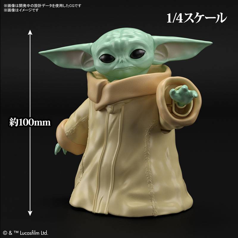 Star Wars Plastic Model: The Mandalorian - Grogu 1/4 [Bandai Spirits]