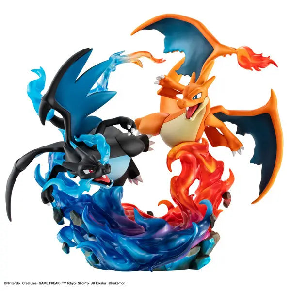 G.E.M.EX Series Pokemon Mega Charizard X & Mega Charizard Y