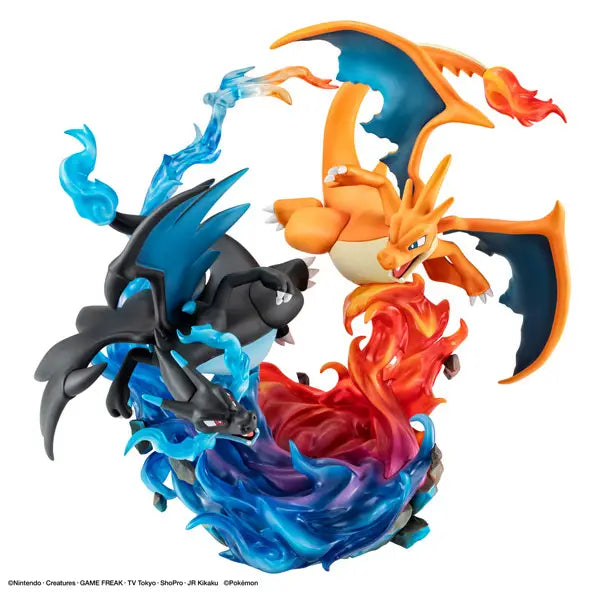 G.E.M.EX Series Pokemon Mega Charizard X & Mega Charizard Y