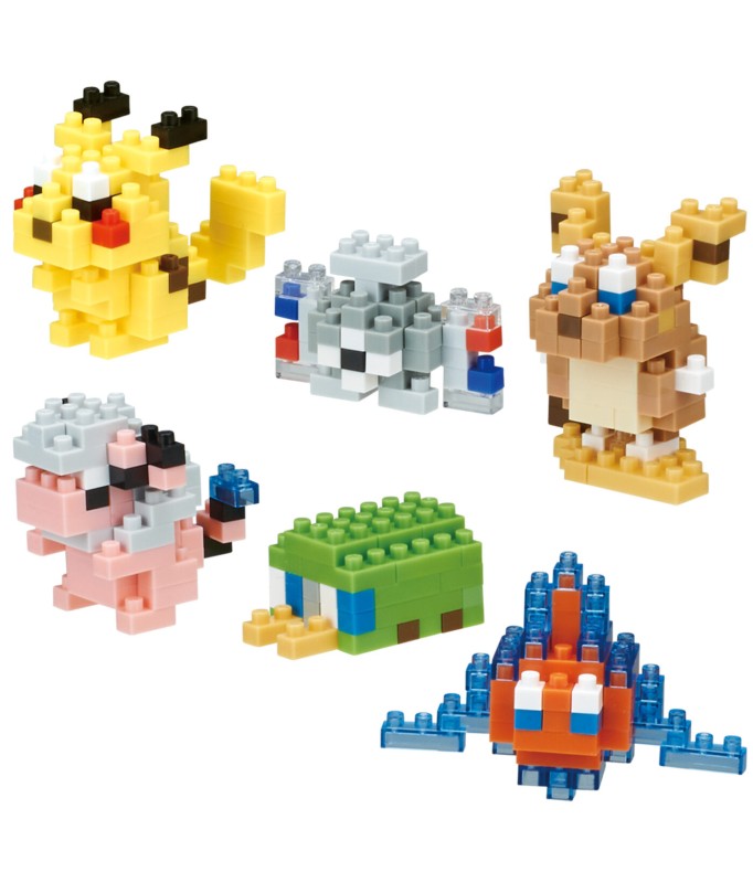 Kawada NBMC_08 nanoblock Mininano Pokemon Electric Type. 1 blind box