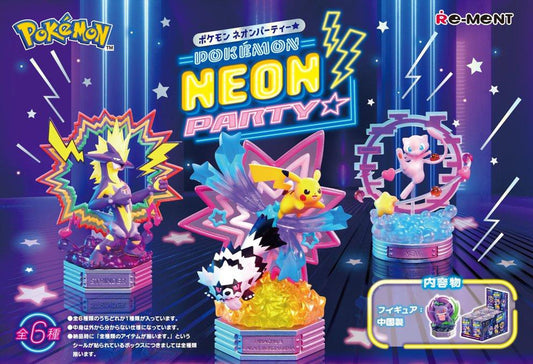 Re-ment Pokemon NEON PARTY: Blind Box
