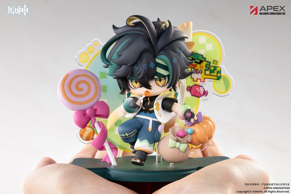 Genshin Impact Chibi Chara PVC Figure You Ye Qi Xiang Series Kinich 11 cm