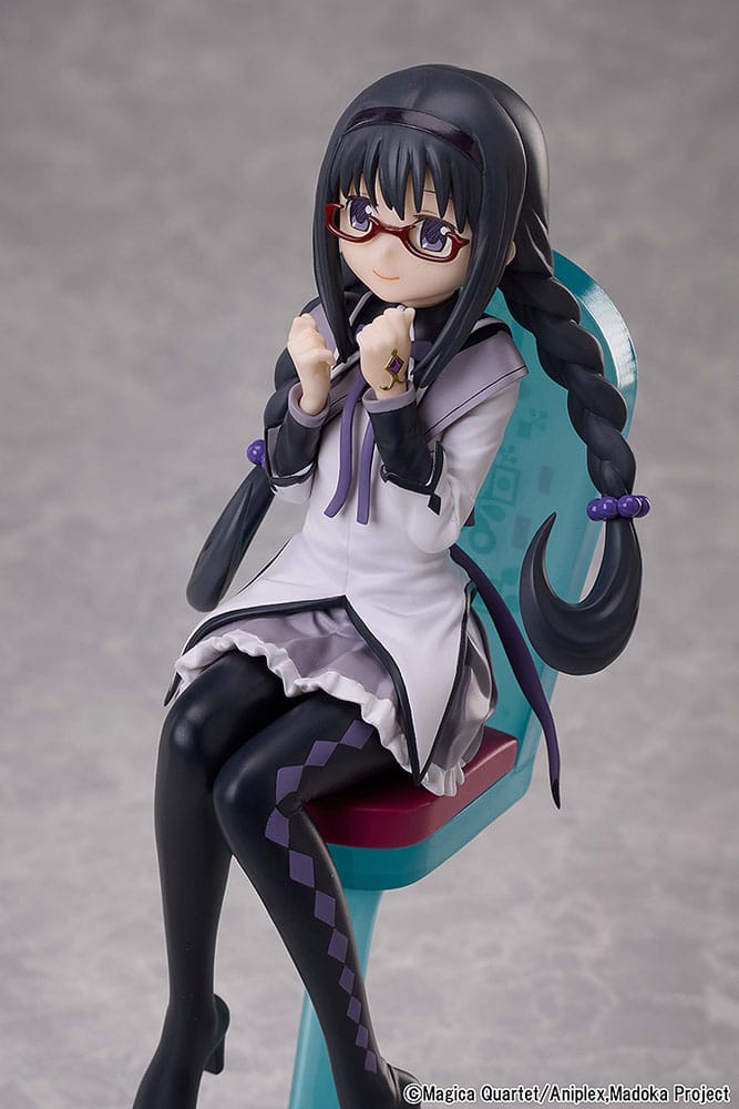 Puella Magi Madoka Magica The Movie: Rebellion PVC Statue Homura Akemi Tea Party Cake Song Ver. 18 cm
