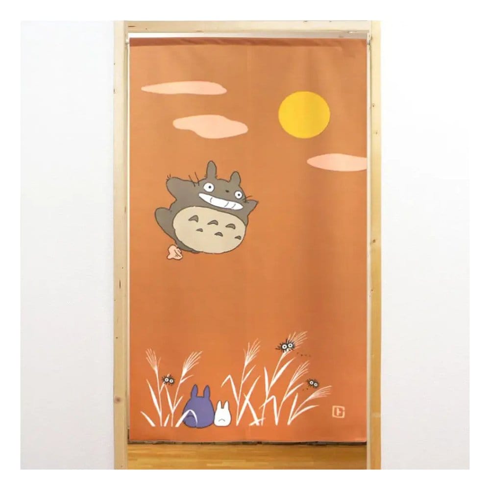My Neighbor Totoro Noren Curtains Together under the moon