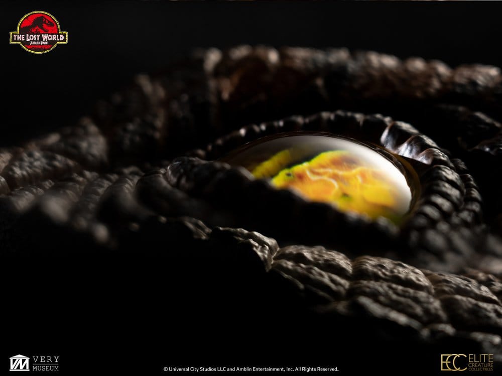 The Lost World: Jurassic Park Replica Bust Male Velociraptor Eye Prop 23 cm