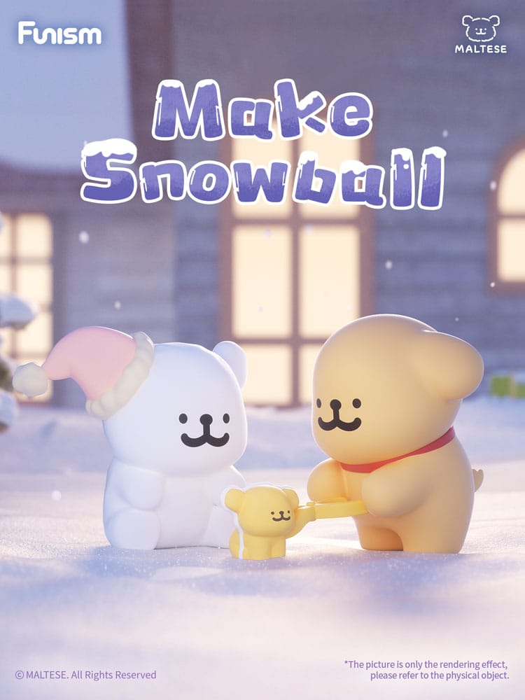 Maltese Cuddly Moments Series Mini Figures 9 cm Display (8)
