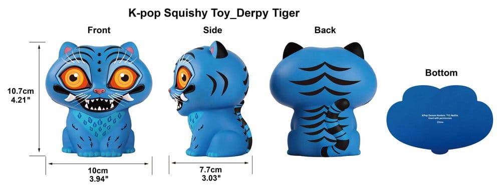 K-Pop Demon Hunters Squishy Figures Display (6)