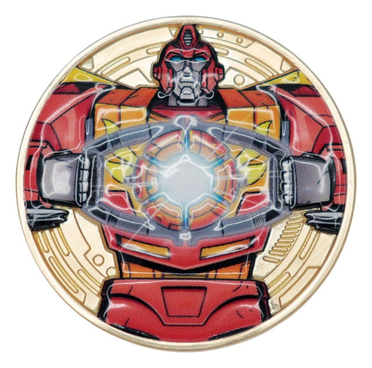 Transformers Collectable Coin The Movie 40th Anniversary Limited Edition 24k Gold Plated